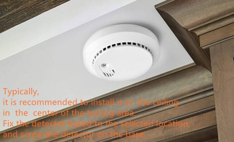 celling mounted top smoke detectors and low voltage smoke detectors