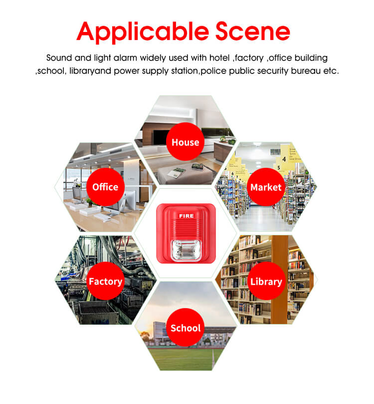 the fire strobe siren wide applications places