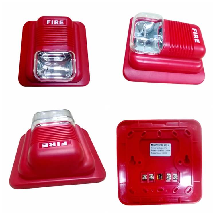 fire strobe siren and loud siren alarm detail show