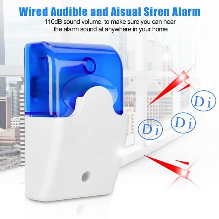 burglar alarm siren(home burglar alarm) with 110db
