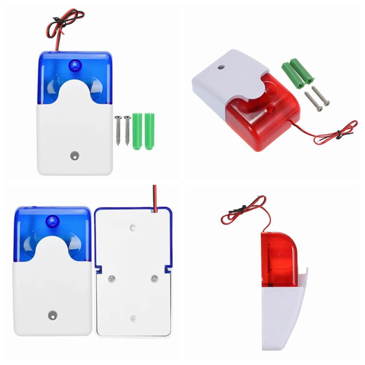 fire strobe light and home alarm siren show for you