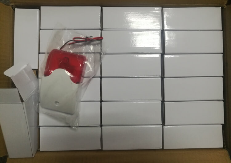 burglar alarm siren and home alarm siren with carton packing
