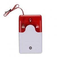security siren fire alarm strobe light home burglar fire alarm siren with flash