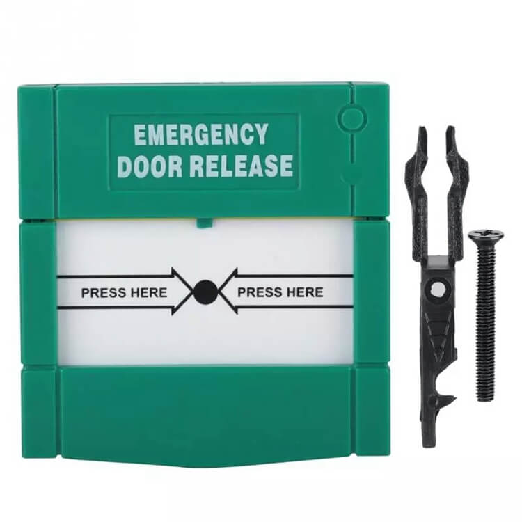 green fire alarm manual call point