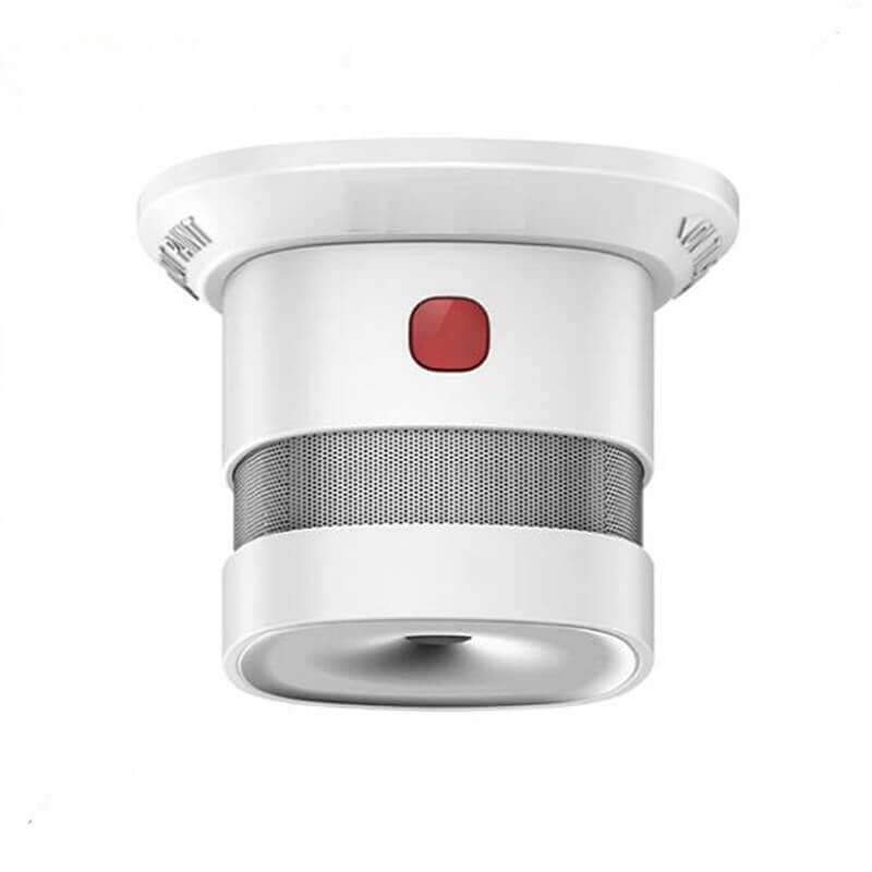 mini size photoelectric smoke alarm 10 year smoke detector for fire & safety
