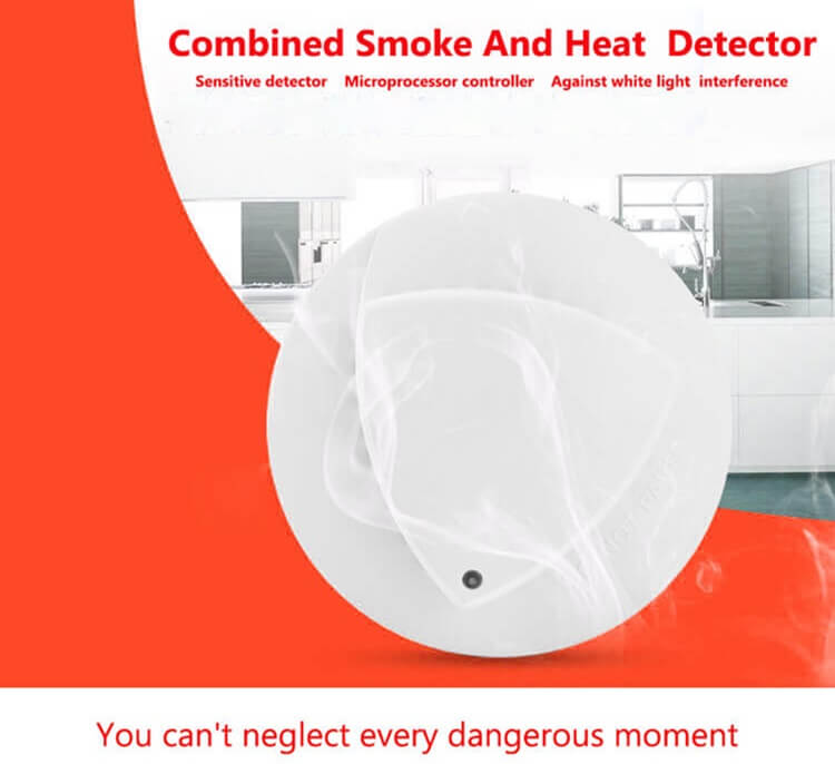 heat alarm combo smoke detector smoke and heat detector