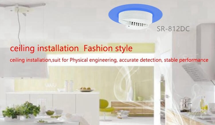 wired combo smoke detector and smoke and heat detector 