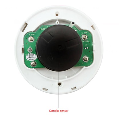 inside for combo smoke detector and smoke and heat detector