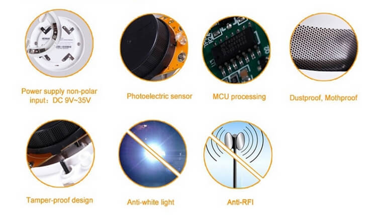 our mains heat alarm is also smoke and heat detector combination