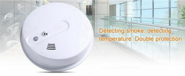 smoke detector and heat detector and fixed heat detector