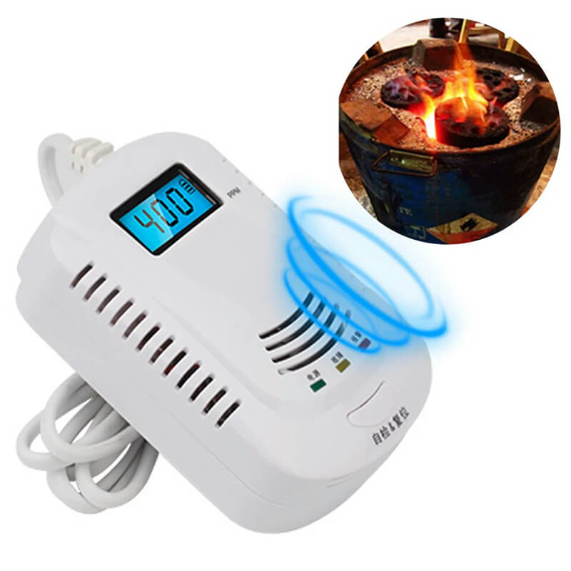4 in 1 carbon monoxide and gas detector lpg/natural gas alarm with CO sensor