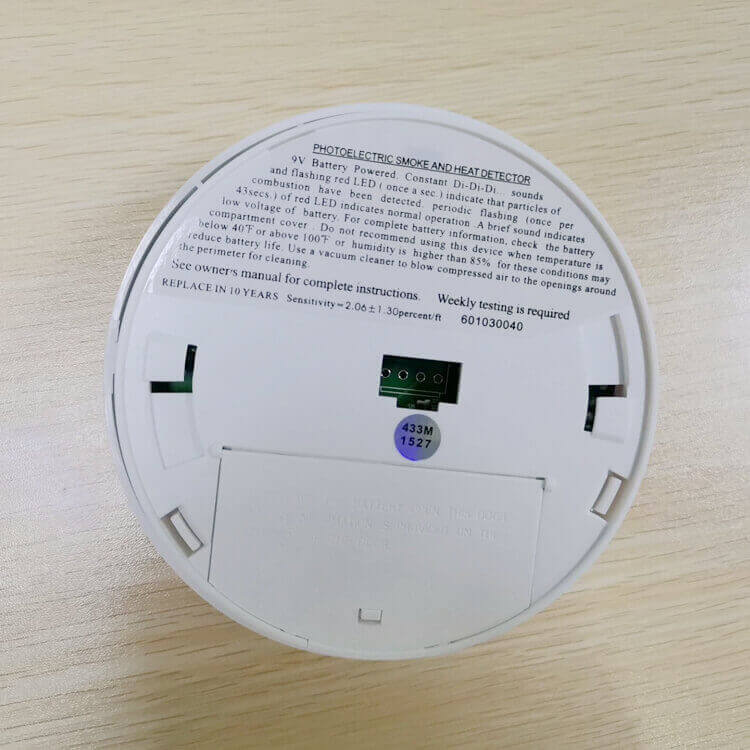 wireless smoke and heat alarms