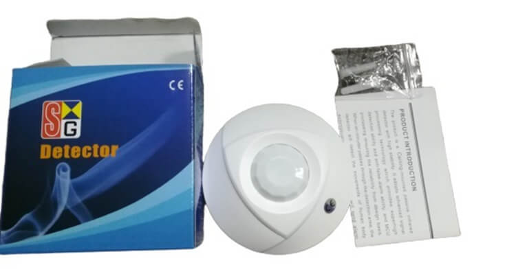 wired ceiling motion sensor or 12v motion sensor