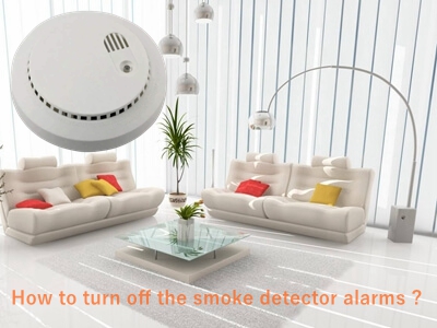 How to turn off the smoke detector alarms ?