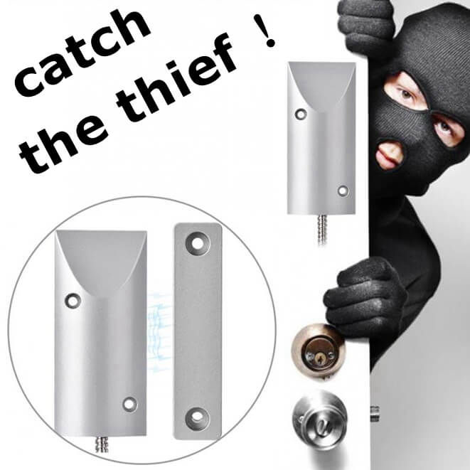 Reed switch door sensor