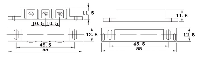  magnetic reed contact magnetic door switch normally closed