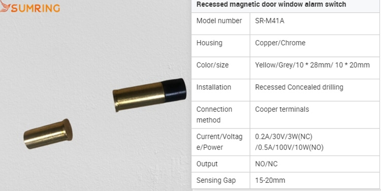 magnetic alarm switch home security devices for doors and windows