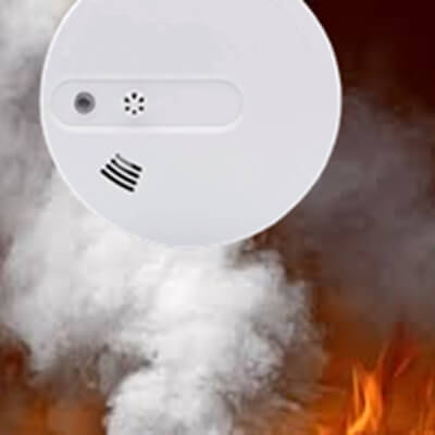 Can a smoke detector be alarmed by heat ?