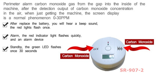 carbon monoxide leak detector