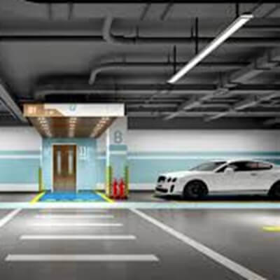 What needs to be installed in the garage to prevent fire happen?