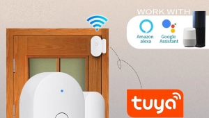 Magnetic Switch Wireless Home Security Tuya Smart WiFi Door Alarm Sensor