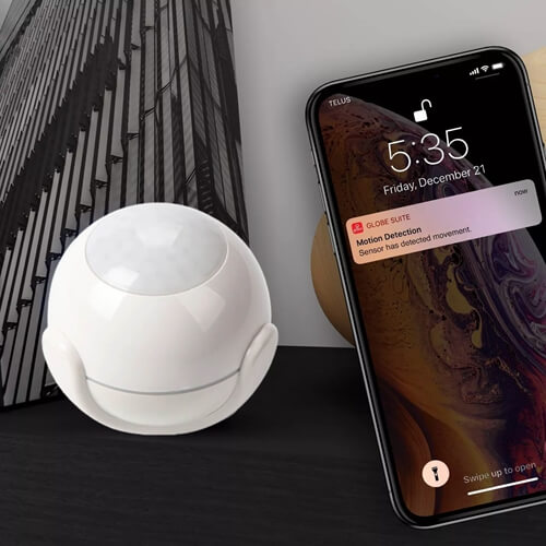 What can a smart wifi enabled motion sensor do ?