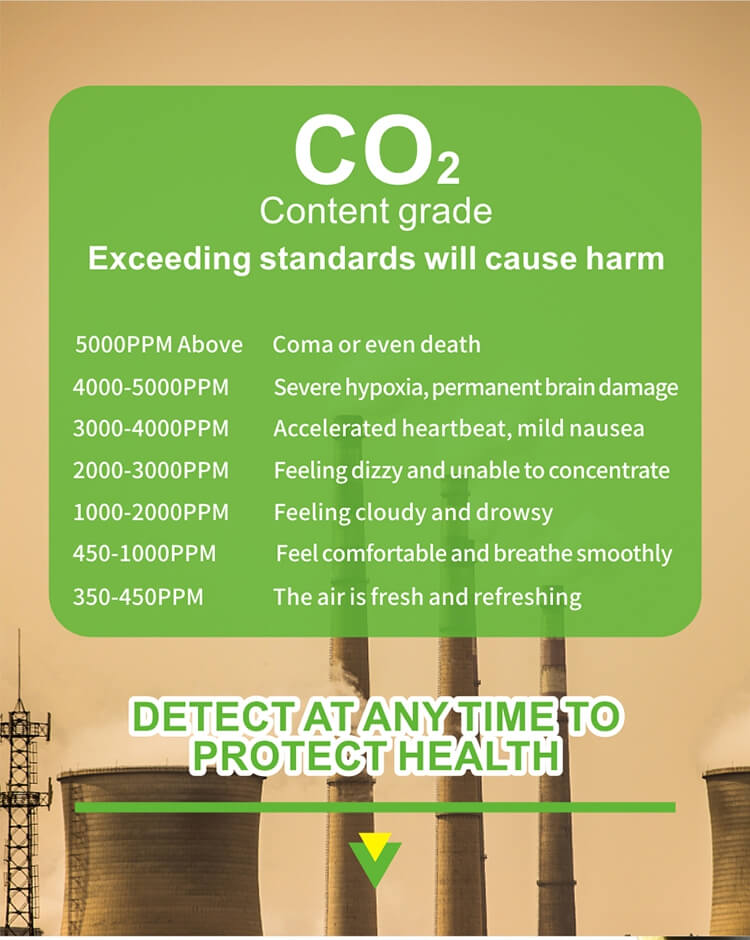 carbon dioxide monitor alarm