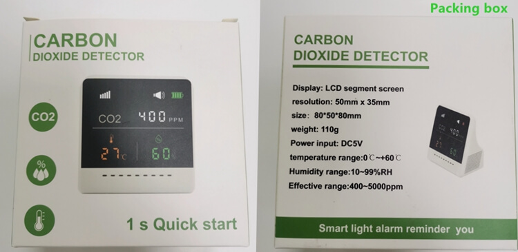 carbon dioxide monitor alarm