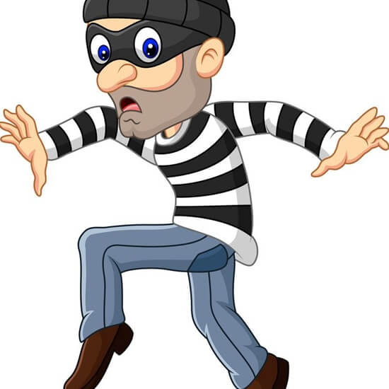 What is the thief afraid of ？