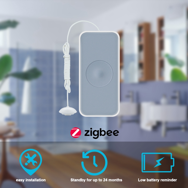 zigbee water leak detector
