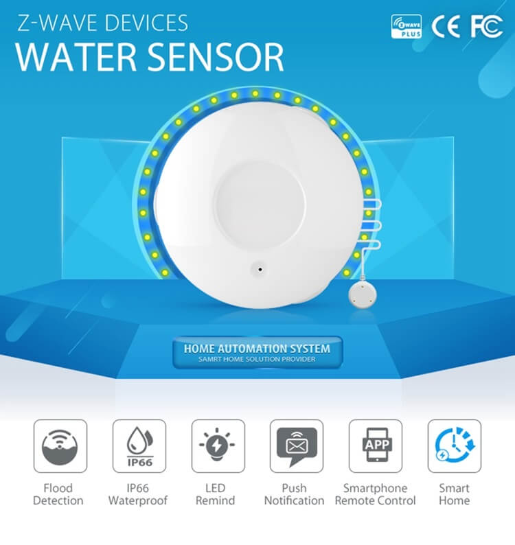 z wave water sensor