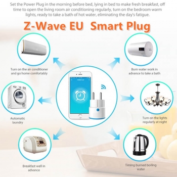 Zwave Smart Plug Plus Smart Power Plug EU Socket