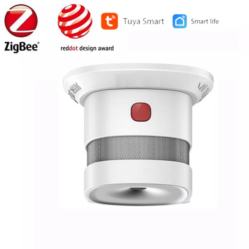 EN14604 10 year life Zigbee smoke alarm smart smoke detector