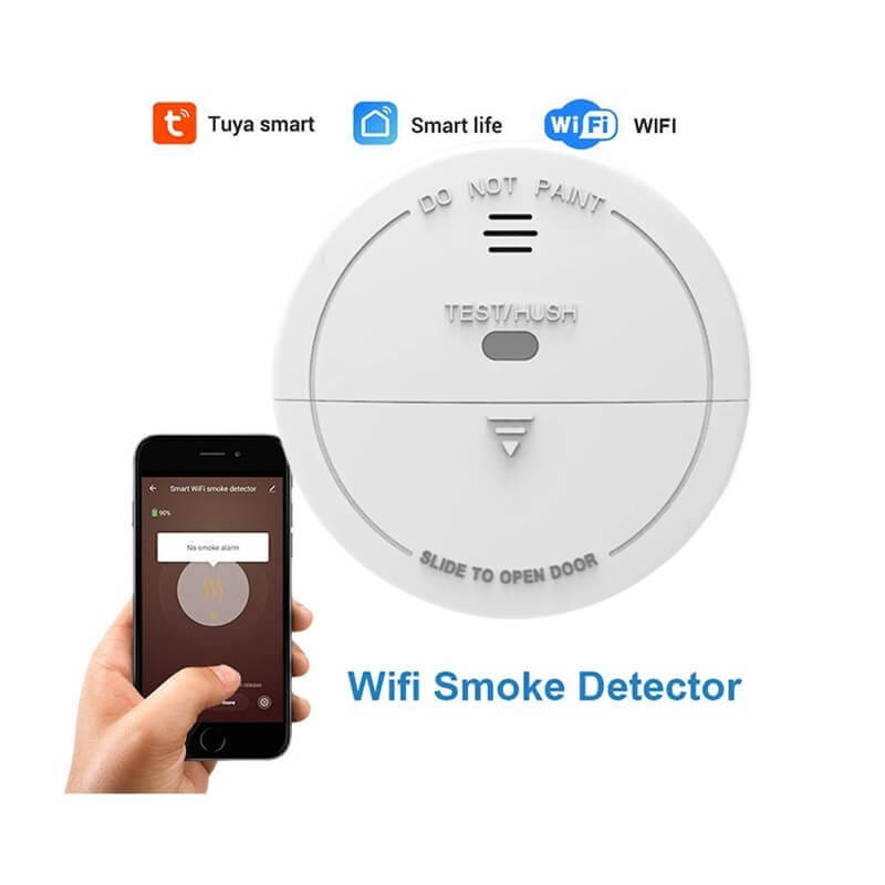 Tuya WiFi cellphone connected fire alarm wifi smoke alarm
