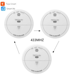 wifi fire alarm smart interconnected photoelectric smoke alarms