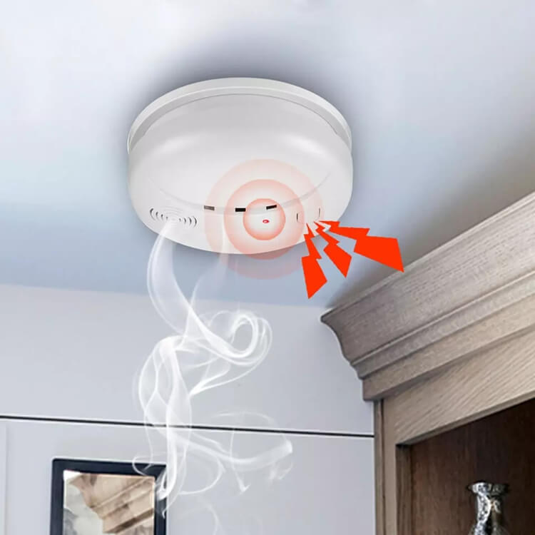 What are wireless photoelectric smoke detectors?