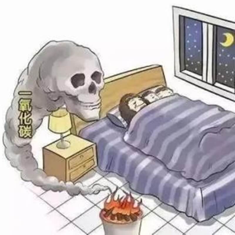 Cold wave approaching, prevent carbon monoxide poisoning !