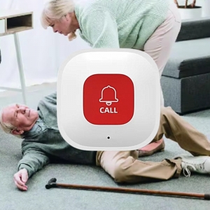 Tuya WiFi Smart SOS Caregiver Pager Alert Transmitter Emergency Call Button