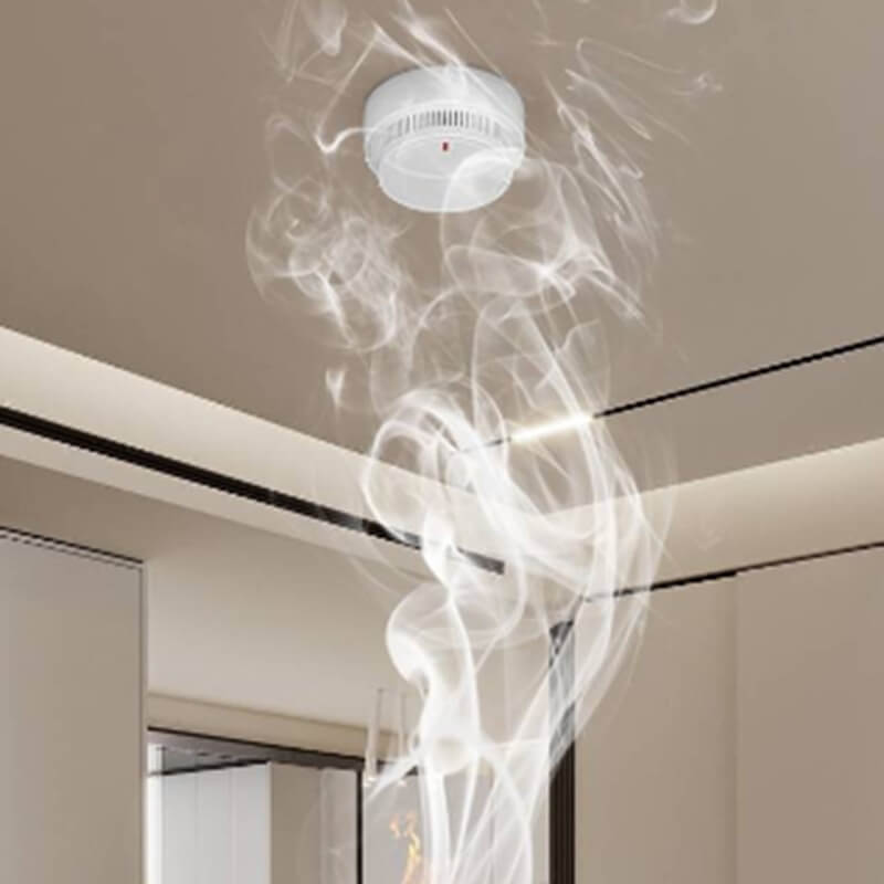 Why does the smoke alarm sound every once in a while ?