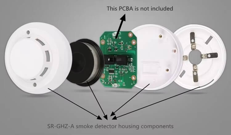 smoke detector housing