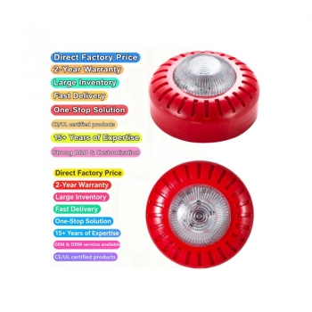 Wholesale Price Conventional Fire Strobe Siren 12V DC Fire Alarm Strobe