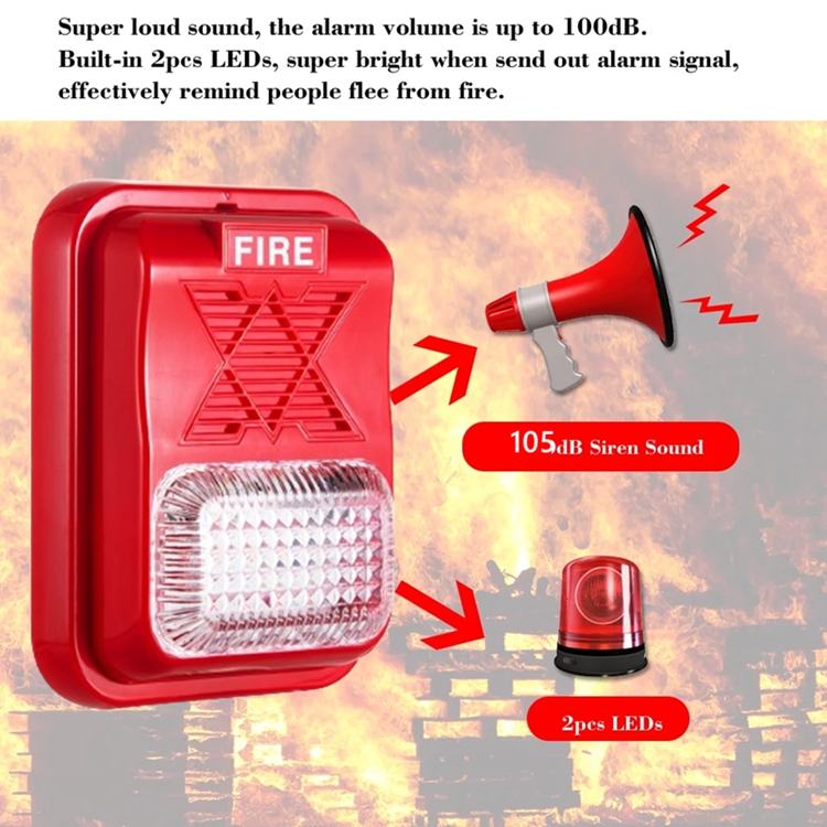 fire alarm strobe siren