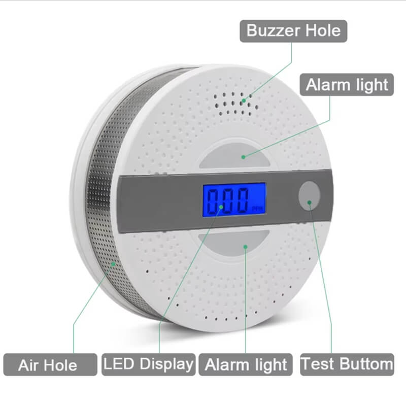 combination smoke and carbon monoxide alarm