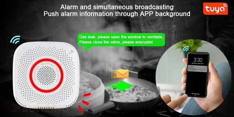 WIFI gas alarm