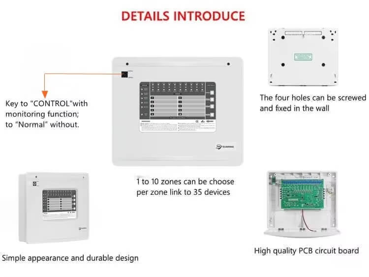 conventional fire alarm control panel