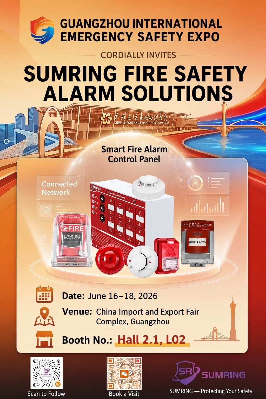SUMRING Fire Safety Alarm