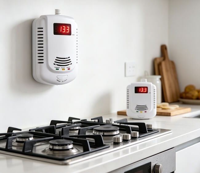 gas detector for home kitchens