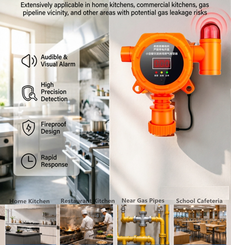 Wireless Commercial Gas Detector