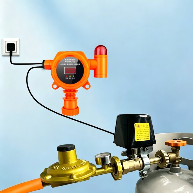 Can Commercial Kitchen Gas Detectors Output Relay Signals to Connect Gas Valves