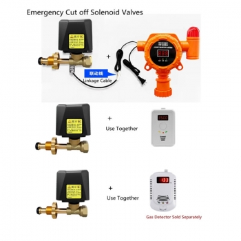 wired gas cylinder manipulator, DC12V gas shutoff valve, explosion proof LPG manipulator, SR-512 gas valve actuator, commercial kitchen gas safety device